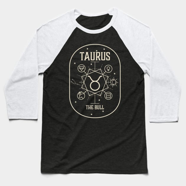 Taurus Baseball T-Shirt by Nazonian